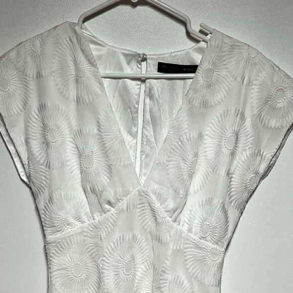 House of Harlow 1960 x REVOLVE Charleigh Embroidered Lace Mini Dress White XS - Picture 6 of 11